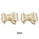 thumbnail image 3 of Jumpingount 2 pack/lote DIY parches de lazo anudado a la moda y elegante decoración de zapatos zapatos decoración encantos Accesorios de calzado Albaricoque, 3 of 6
