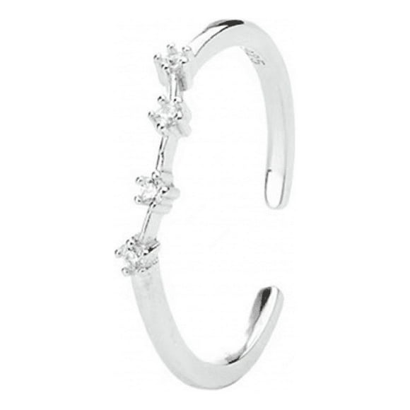 Horoscope Ring 925 Sterling Silver Statement Ring for Women
