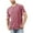 Red, variant on Men's Short Sleeve Basic T-Shirts Casual Crew Neck Summer Tops
