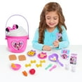thumbnail image 4 of Disney Junior Minnie Mouse Fab Food Bucket, 25-Pieces, Pretend Kitchen Playset Baby and Toddler Toys, 4 of 11