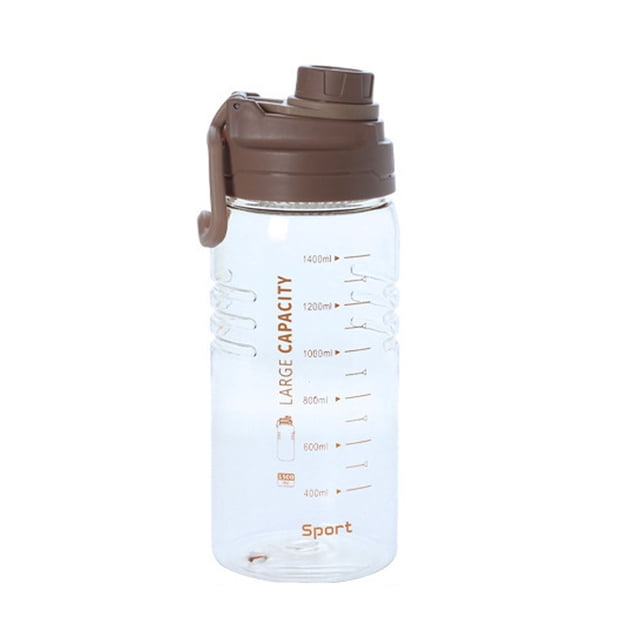 Botella de agua deportiva, botella plástica duradera grande Tritan para gimnasio para fitness, entusiastas del aire libre