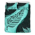 thumbnail image 4 of Signature Custom, Juego de cama Paua Shell Maori Silver Fern Turquesa, 4 of 6