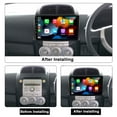 thumbnail image 4 of RoverOne Coche Radio Estéreo GPS Navegación Autoradio CarPlay Android Auto para Toyota Passo Daihatsu Boon Sirion Subaru Justy Perodua, 4 of 5
