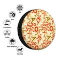 thumbnail image 4 of Naloa Scandinavian Alphabet2 PVC Leather Spare Tire Wheel Cover for Car Truck SUV Camper Trailer Universal Fit many size14 inch, 4 of 6