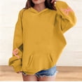 thumbnail image 6 of EnJoCho Bow Hoodie for Girls Kids Graphic Cute Hoodies Girl's Leopard Sweatshirts Prints Casual Pullover Sweatshirt, 6 of 7