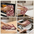 thumbnail image 5 of 6 Pcs Funny Kitchen Towels,Colorful Christmas Striped Pattern Microfiber Dish Towels,Kitchen Tea Towels,Kitchen Towel Set (18" X 26"), 5 of 7