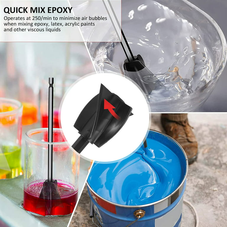 uanset pistol Forbandet THRENS Electric Epoxy Resin Mixer USB Charging Resin Stirrer with 2 Stirring  Paddles for Resin Latex Paint DIY Crafts - Walmart.com