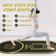 thumbnail image 5 of Jump Rope Mat 63"x27" Exercise Fitness, Non-Slip Indoor Outdoor Crossrope Mat, 6mm Thick High-Density Workout Jumping Pad for Home Gym Flooring and Concrete, 5 of 8