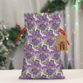 thumbnail image 5 of KLL Violets Flowers for Christmas Gift Bag,Holiday Bags for Gifts Christmas Bags & Drawstring Gift Pouch Reusable Holiday Gift Bags & Party Favor Bags (1 PCS)-Medium, 5 of 9