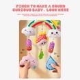 thumbnail image 6 of Plumora Plush Pull Toy with Rattle Sounds - Car Seat & Stroller Hanging, Crib Toys, Soft Stuffed Animal, Engaging Sensory Play, Lightweight, Safe Non-Toxic., 6 of 8