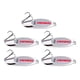 thumbnail image 1 of 5 cucharas de pesca verticales con anzuelos, señuelos de pesca giratorios metálicos para agua salada Plata 10g, 1 of 9