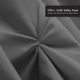 thumbnail image 5 of Nestl 14" Tailored Pinch Pleated Bed Skirt - Hotel Luxury Double Brushed Microfiber Pintuck Decorative Dust Ruffle, Full, Charcoal Gray, 5 of 9