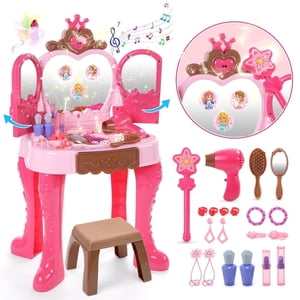 Toddler Princess Vanity Set with Lights and Music