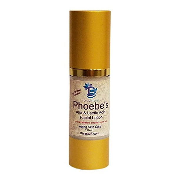 Phoebe's Crepey Skin Facial Lotion, With Alpha Fruit Acids, Lactic Acid