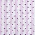 thumbnail image 2 of Betsey Johnson Butterfly Stripe Purple Twin Sheet Set, 2 of 9