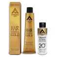 thumbnail image 1 of Hair Solution Gold 90 grams / 3.17 oz Hair Dye Dark Blonde 6.0 Color by Alternative Care - Hair Dye Permanent + Peroxide Cream Vol 20  + Hair Dye Gloves - Highlighting your Beauty and Style - Professi, 1 of 8