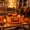 Orange, variant on Faux Pumpkin Set Single Small, Foam Construction with Burgundy Finish, Halloween Table Centerpiece Mantel Shelf Kitchen Counter Home Decoration Great for Indoor Outdoor Holiday Use