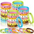 thumbnail image 1 of Pulseras de fiesta Capoda de silicona tropical hawaiana, 32 unidades, 1 of 7
