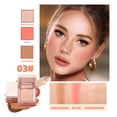 thumbnail image 1 of Fiudx Paleta de Ojos, Beauty Box Compact 3 En 1, Sombras En Ojos de Larga Duración, Incorporación de Espejo, Maquillaje Portátil, Diseño Ideal para Viajes, Fórmula Ideal para Principiantes, Textura L, 1 of 4