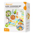 thumbnail image 1 of Set de utensilios de cocina Aieve para niños con cuchillo, 28 unidades, mayores de 6 años, 1 of 7