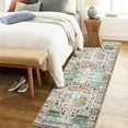 thumbnail image 2 of Yiwa Vintage Persian Kitchen Runner Rugs 2x6ft Indoor Floor Carpet, Foldable, 2 of 8