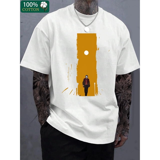 Camiseta de algodón estampada boutique de 220 g de grosor. MODA PARA HOMBRES. Camiseta casual de algodón de manga corta con cuello redondo. Camiseta para adultos, hombres, mujeres, adolescentes, jóven