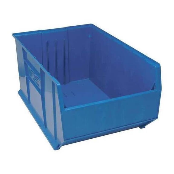 quantum storage systems qus997bl bin,35-7/8 in. l,23-7/8 in. w,blue