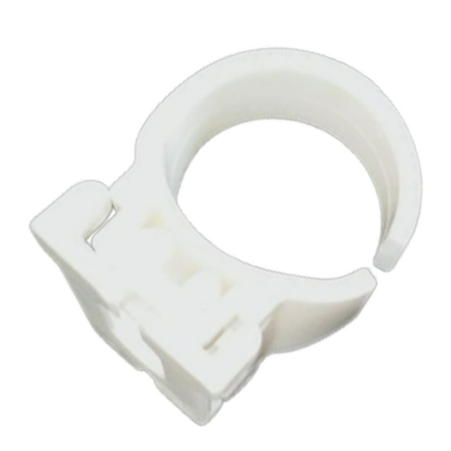 Hebilla de snorkel, clip de retención de snorkel, soporte universal para tubo de aire, montaje de fijación blanco