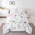 thumbnail image 1 of Erosebridal Girls Dragonfly Bedding Todder Comforter Set, Chic Wildlife Down Comforter, Reversible 2 Pieces, 1 of 8