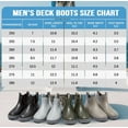 thumbnail image 6 of Lcamaw Men's Deck Boots, Waterproof Ankle Rain Boots with Anti-Slip Traction, Rubber Garden & Fishing Boots for Boating, Camping, Farming & Outdoor Work, 6 of 6