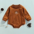 thumbnail image 3 of Chandail en Molleton à Col Rond pour Bébé Garçon Fille, Barboteuse à Manches Longues, Pull Surdimensionné, Vêtements d'Automne, 3 of 7