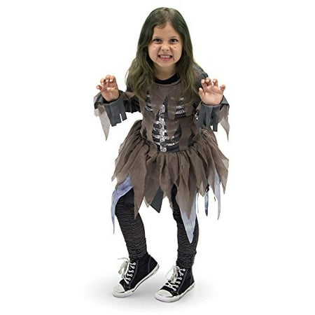 Boo! Inc. Hungry Zombie Children's Girl Halloween Dress Up Roleplay Costume