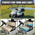 thumbnail image 4 of Jeiento Beach Starfish Golf Cart Seat Covers 2 Piece Set Universal Golf Cart Bench Seat with Backrest Covers Easy Installation Golf Cart Accessories Seat Protection, 4 of 7