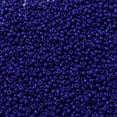 thumbnail image 3 of 10g 3mm MIYUKI Round Rocailles Beads Japanese Seed Beads 8/0 (RR-414) Opaque Cobalt Hole: 1mm, 3 of 4