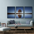 thumbnail image 2 of IDEA4WALL Framed Canvas Wall Art for Living Room, Bedroom Beautiful Nature Norway Landscape Canvas Prints for Modern Home Decoration Ready to Hang - 24"x36"x3 Panels, 2 of 4
