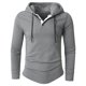 thumbnail image 3 of MHFRRA Sudadera Informal con Capucha y Manga Larga con Cordón para Deportes Al Aire Libre y Actividades de Ocio Diarias En Otoño E Invierno Gris, 3 of 8