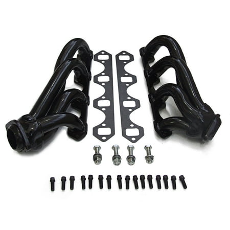 Black Coated Exhaust Headers For Ford 79-93 Mustang 260 289 302 351 (Best Headers For 289 Mustang)