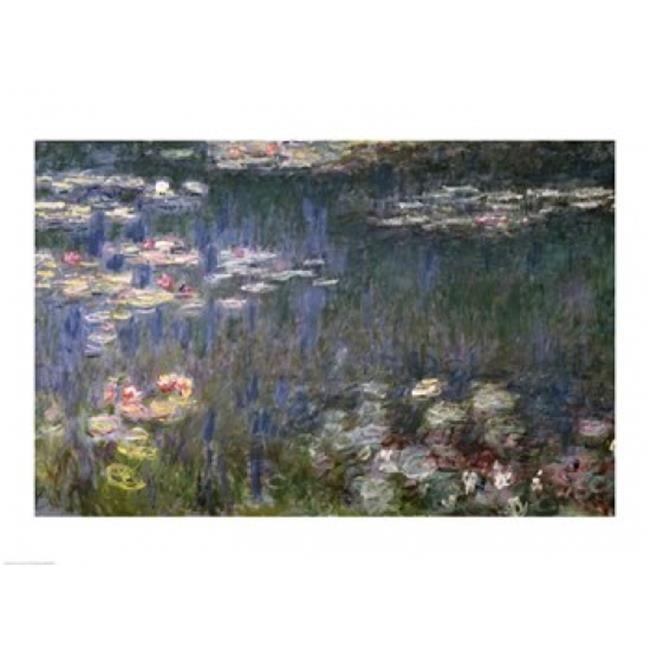How many times did monet paint water lilies image