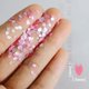 thumbnail image 4 of 6 colores flores brillo de uñas 3D flores de cerezo pétalos arte de uñas lentejuelas acrílico suministros de arte de uñas lentejuelas holográficas diseño de brillo, 4 of 5