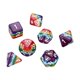 thumbnail image 2 of Juego de Dados Poliédricos 7Pcs D8 D10 D% D12 D20 Glitter para Juegos Sunnimix Dados poliédricos, 2 of 8