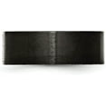 thumbnail image 4 of Chisel Stainless Steel Brushed Black IP-plated with CZ 8.2mm Flat - Ring Size 12.5, 4 of 8
