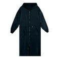 thumbnail image 5 of shqvo Women Long Raincoat Rain Jacket Coat Plus Size Lightweight for Work Hooded Full Zip up Waterproof Windbreaker, 5 of 7