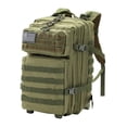 thumbnail image 3 of Mochila de senderismo shamjiam portátil grande ajustable resistente al agua 45 L verde, 3 of 8
