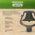 thumbnail image 3 of Yard Tuff YTF-22LB Large Decorative Collectible Cast Iron Metal Farm Dinner Bell, 3 of 12