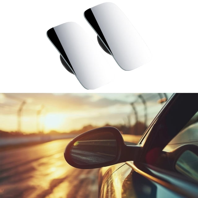 2 espejos de , reemplazan la imagen más , piezas ajustables de 360 grados, espejos retrovisores laterales para camionetas, SUV y Rectangular