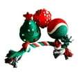 thumbnail image 1 of Juguetes para masticar para mascotas, resistentes a las mordeduras, encantador juguete de entrenamiento para masticar de Navidad, juego de lanzamiento , Estilo b Yinane juguetes para masticar, 1 of 8