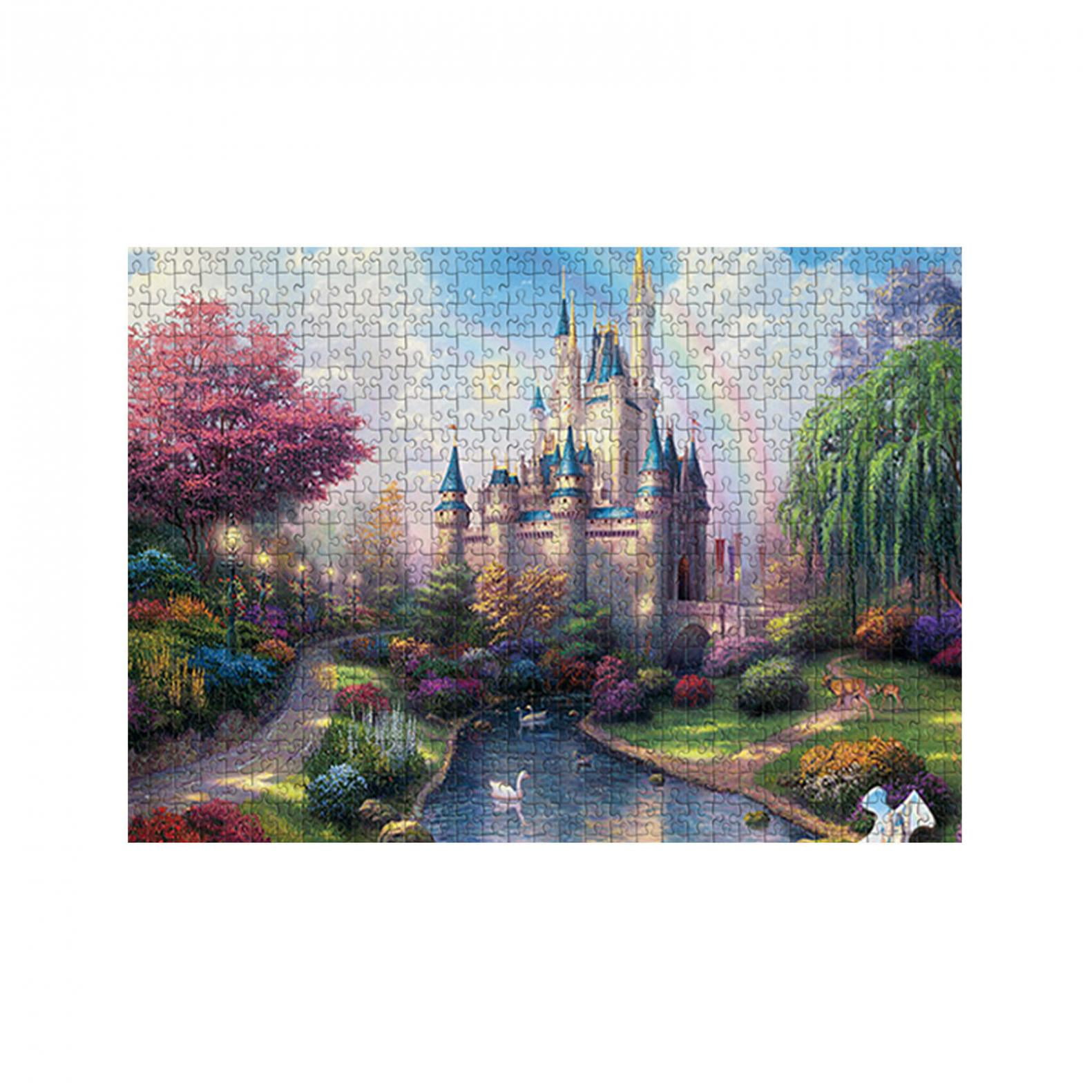 QISIWOLE Puzzle Toys Dream Castle 1000 Large Adult And Children's