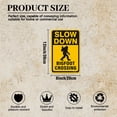 thumbnail image 2 of BTFSigns 8" x 12" Aluminum Bigfoot Crossing Signs, Slow Down Sign For Yard,Funny Traffic Sign Wall Decor Rust-Resistant, Easy to Install, Ideal for Streets, Driveways, Wall Art and Outdoor Decor, 2 of 5