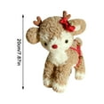 thumbnail image 6 of Cute Christmas Reindeer Plush Toy, Soft Stuffed Animal Loved by Kids, Great for Home Decor, Christmas Parties, and as a Heartwarming Gift, 6 of 6