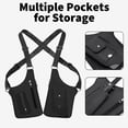 thumbnail image 2 of Multi-pocket Anti-Theft Double Shoulder Bag for Travel and Daily Use, Men's Leisure Adjustable Underarm Backpack, 2 of 7